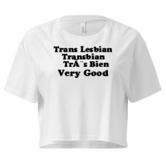 Ladies Festival Cali Crop Top Tee