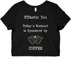 Ladies Slim Fit Crop Top Tee