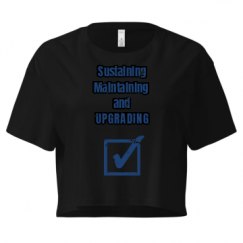 Ladies Festival Cali Crop Top Tee