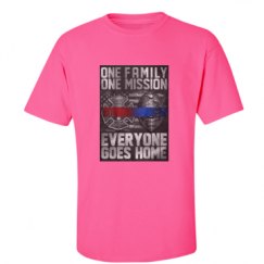 Unisex Ultra Cotton Safety Neon Crewneck Tee