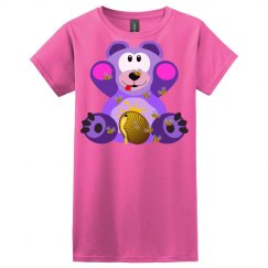 Purple Bear w/ Honey Bees