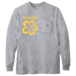 Unisex Carhartt Pocket Long Sleeve Tee