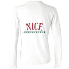 Ladies Relaxed Fit Basic Long Sleeve Tee