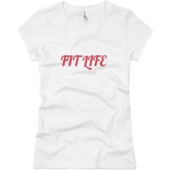 Ladies Slim Fit Basic Promo Jersey Tee