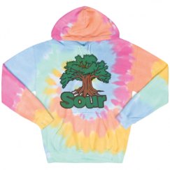 Unisex Tie-Dye Fleece Hoodie