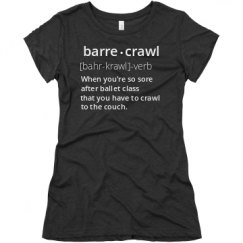 Ladies Slim Fit Super Soft Triblend Tee