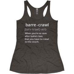 Ladies Slim Fit Super Soft Racerback Triblend Tank