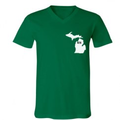 Unisex V-Neck Jersey Tee