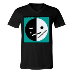 Unisex V-Neck Jersey Tee