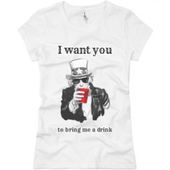 Ladies Slim Fit Basic Promo Jersey Tee