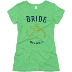 Ladies Slim Fit Super Soft Triblend Tee