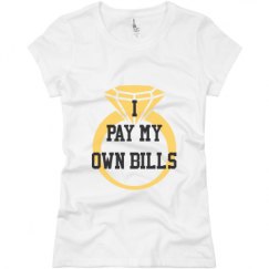 Ladies Slim Fit Basic Promo Jersey Tee