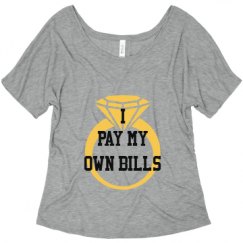 Ladies Flowy Slouchy Tee