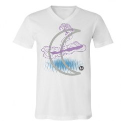 Unisex V-Neck Jersey Tee