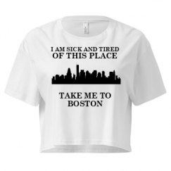 Ladies Festival Cali Crop Top Tee