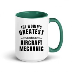 15oz Ceramic Mug with Color Inside