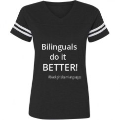 Ladies Relaxed Fit Vintage Sports Tee