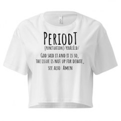 Ladies Festival Cali Crop Top Tee