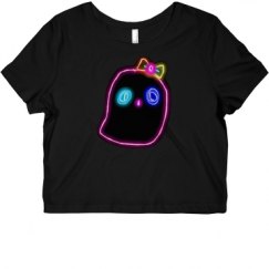 Ladies Slim Fit Crop Top Tee