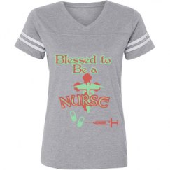 Ladies Relaxed Fit Vintage Sports Tee