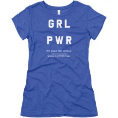 Ladies Slim Fit Super Soft Triblend Tee