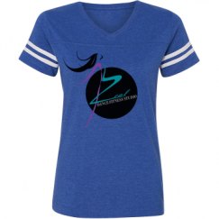 Ladies Relaxed Fit Vintage Sports Tee