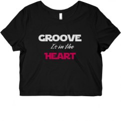 Ladies Slim Fit Crop Top Tee