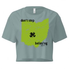 Ladies Festival Cali Crop Top Tee