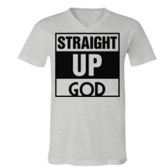 Unisex V-Neck Jersey Tee