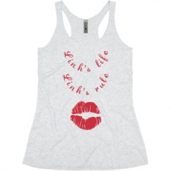 Ladies Slim Fit Super Soft Racerback Triblend Tank