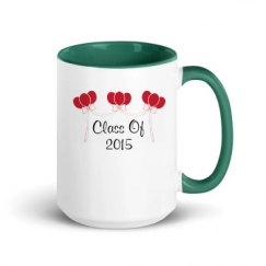 15oz Ceramic Mug with Color Inside