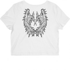 Ladies Slim Fit Crop Top Tee