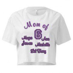 Ladies Festival Cali Crop Top Tee