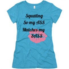 Ladies Slim Fit Super Soft Triblend Tee