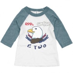Toddler 3/4 Sleeve Raglan Tee