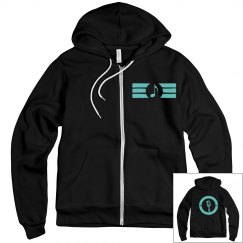 Music notes hoodie