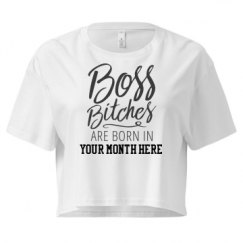 Ladies Festival Cali Crop Top Tee