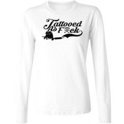 Ladies Relaxed Fit Basic Long Sleeve Tee