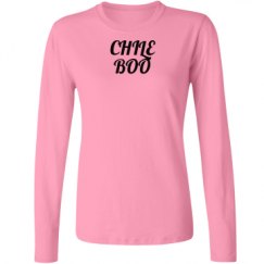 Ladies Relaxed Fit Basic Long Sleeve Tee