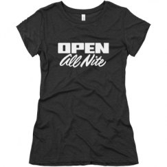 Ladies Slim Fit Super Soft Triblend Tee
