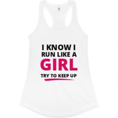 Ladies Slim Fit Racerback Tank Top