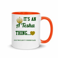 11oz Ceramic Mug with Color Inside