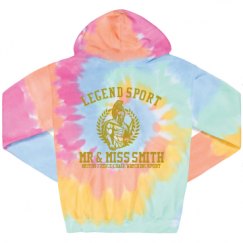 Unisex Tie-Dye Fleece Hoodie