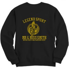 Unisex Film and Foil Crewneck Sweatshirt