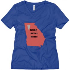 Ladies Relaxed Fit V-Neck Tee