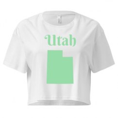 Ladies Festival Cali Crop Top Tee