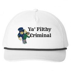 Snapback Five-Panel Rope Hat