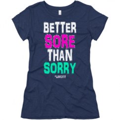 Ladies Slim Fit Super Soft Triblend Tee