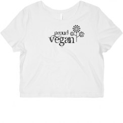 Ladies Slim Fit Crop Top Tee