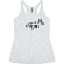 Ladies Slim Fit Super Soft Racerback Triblend Tank